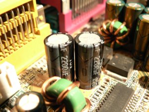 Wymienione kondensatory